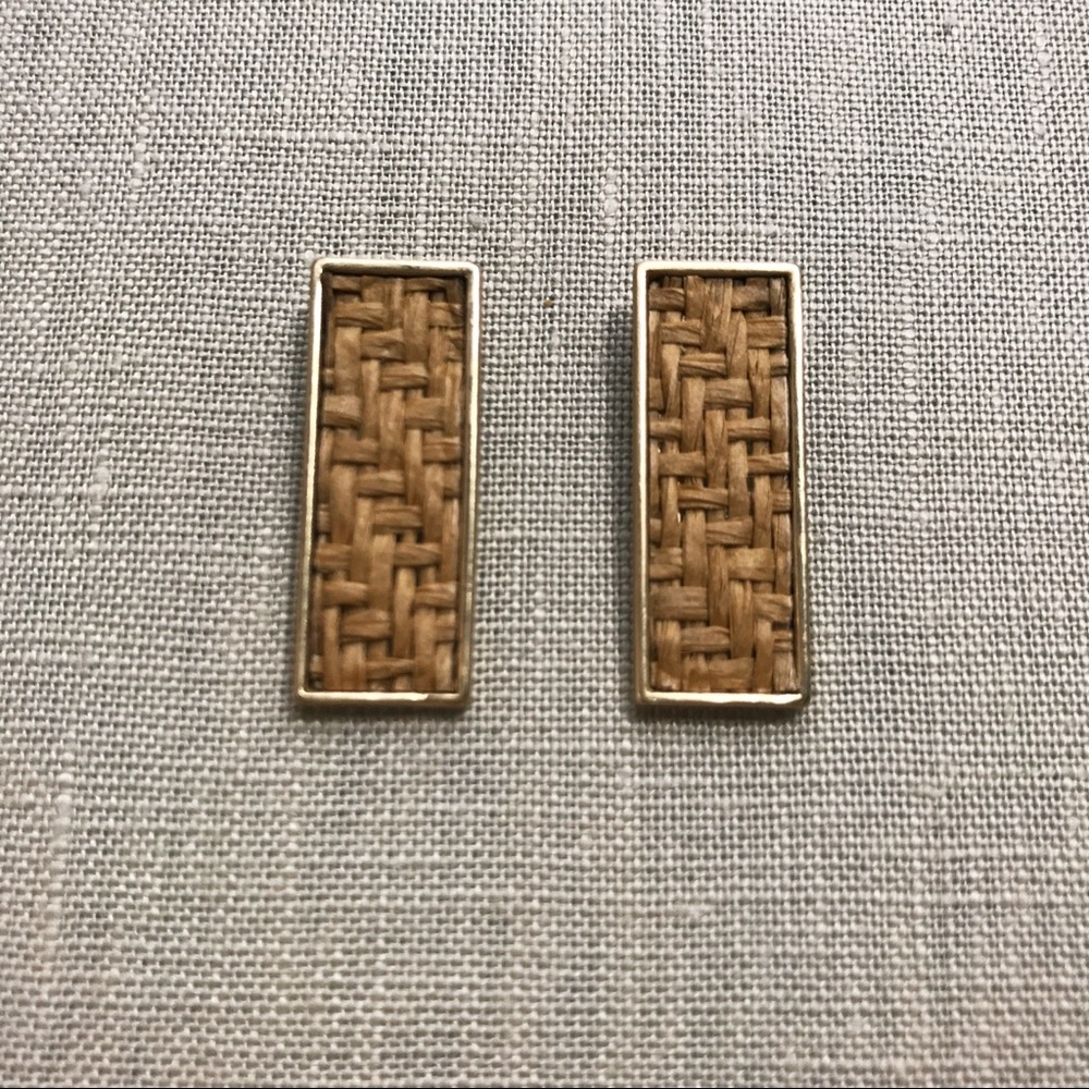 Rattan Earrings